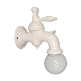 Vintage ceramic wall lamp tap with drop 80