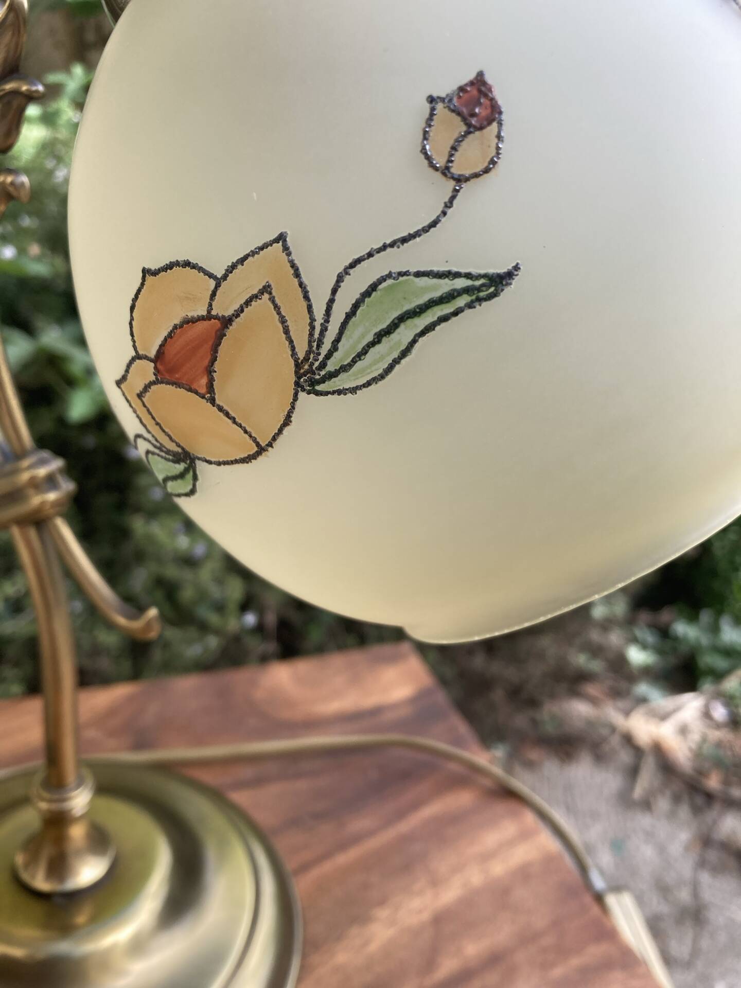 Art Deco revival table lamp