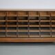 Antique British maple & oak haberdashery cabinet or shop counter, 1930s