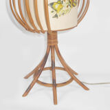Rattan table lamp