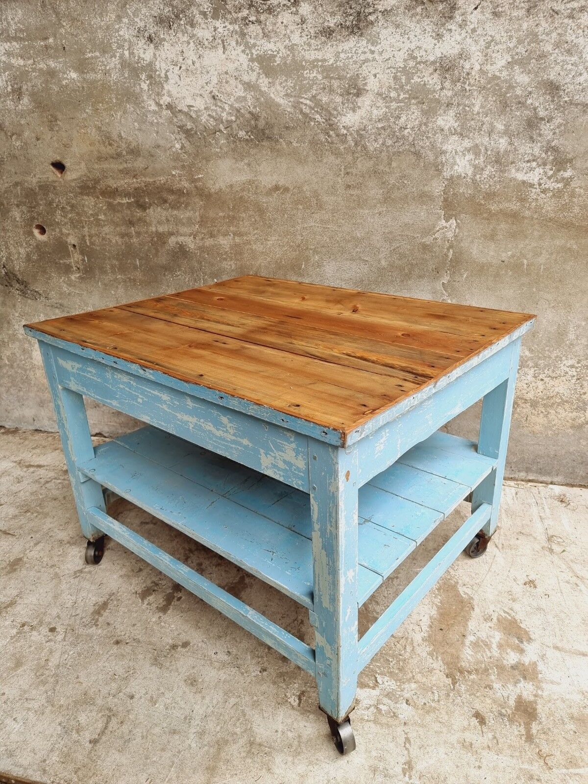 Old work table side table display table kitchen island