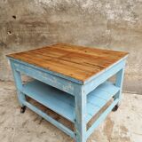 Old work table side table display table kitchen island