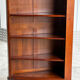 Corner library in solid cherry wood - 20th century