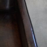 Set of 4 very beautiful sheepskin design dining chairs