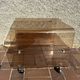 Side table, vintage serving trolley in plexiglass by Michel Dumas for