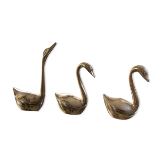 Brass swans