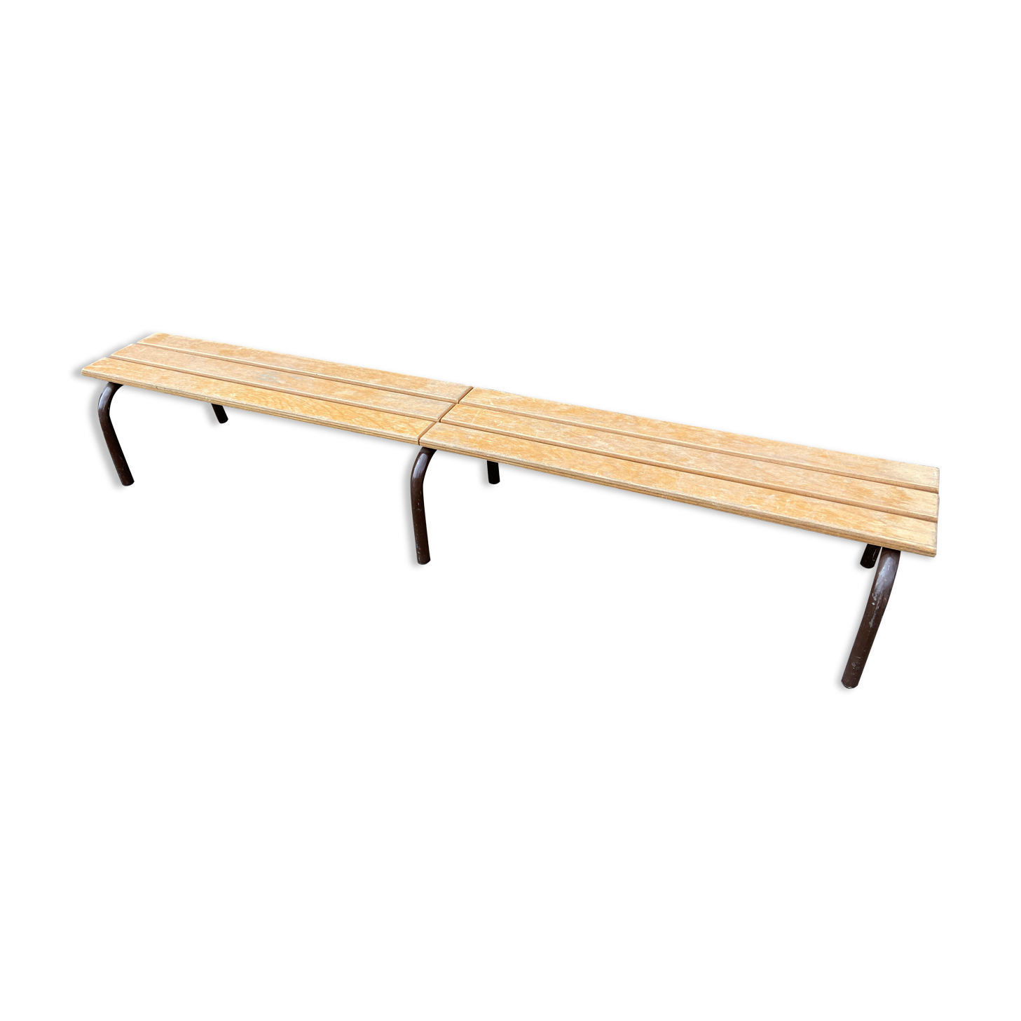 Industrial children's school bench Mullca 1960s