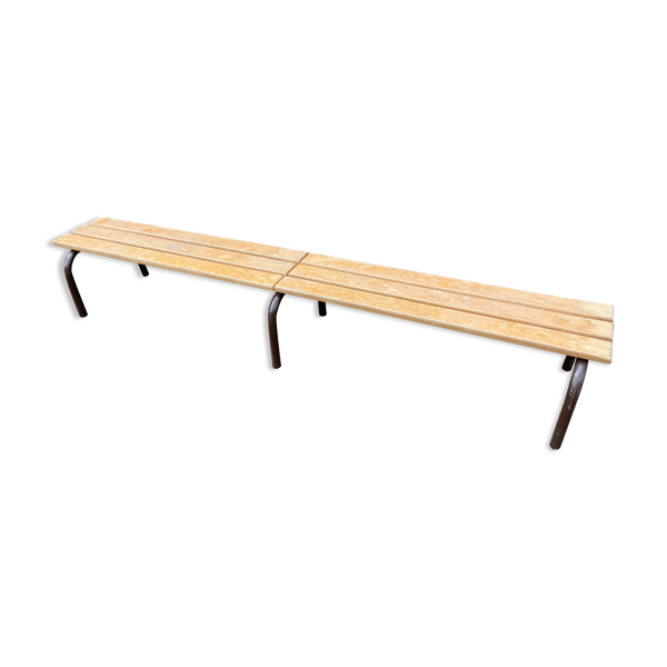 Banc d'école enfant industriel mullca 1960s