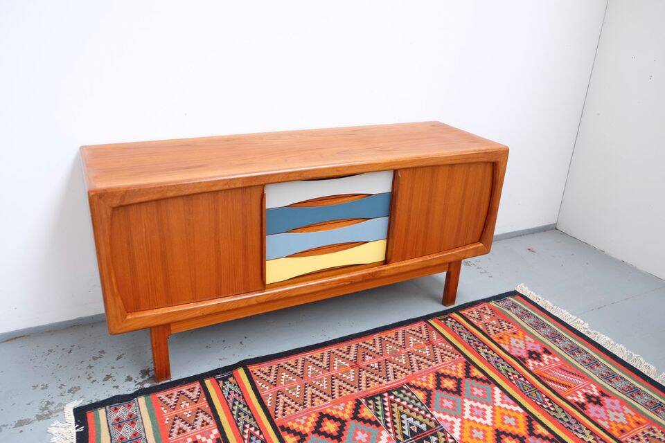 Buffet vintage danois HP Hansen en teck, années 60-70.