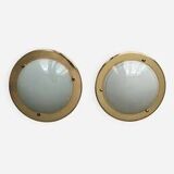 Lampe hublots vintage
