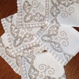 Nappe dentelle et 6 serviettes