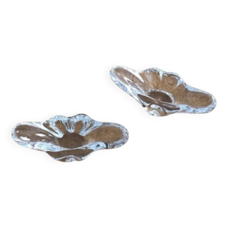 Duo of Sèvres Crystal bowls