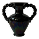 Large twisted amphora vase in glazed ceramic, Vallauris
