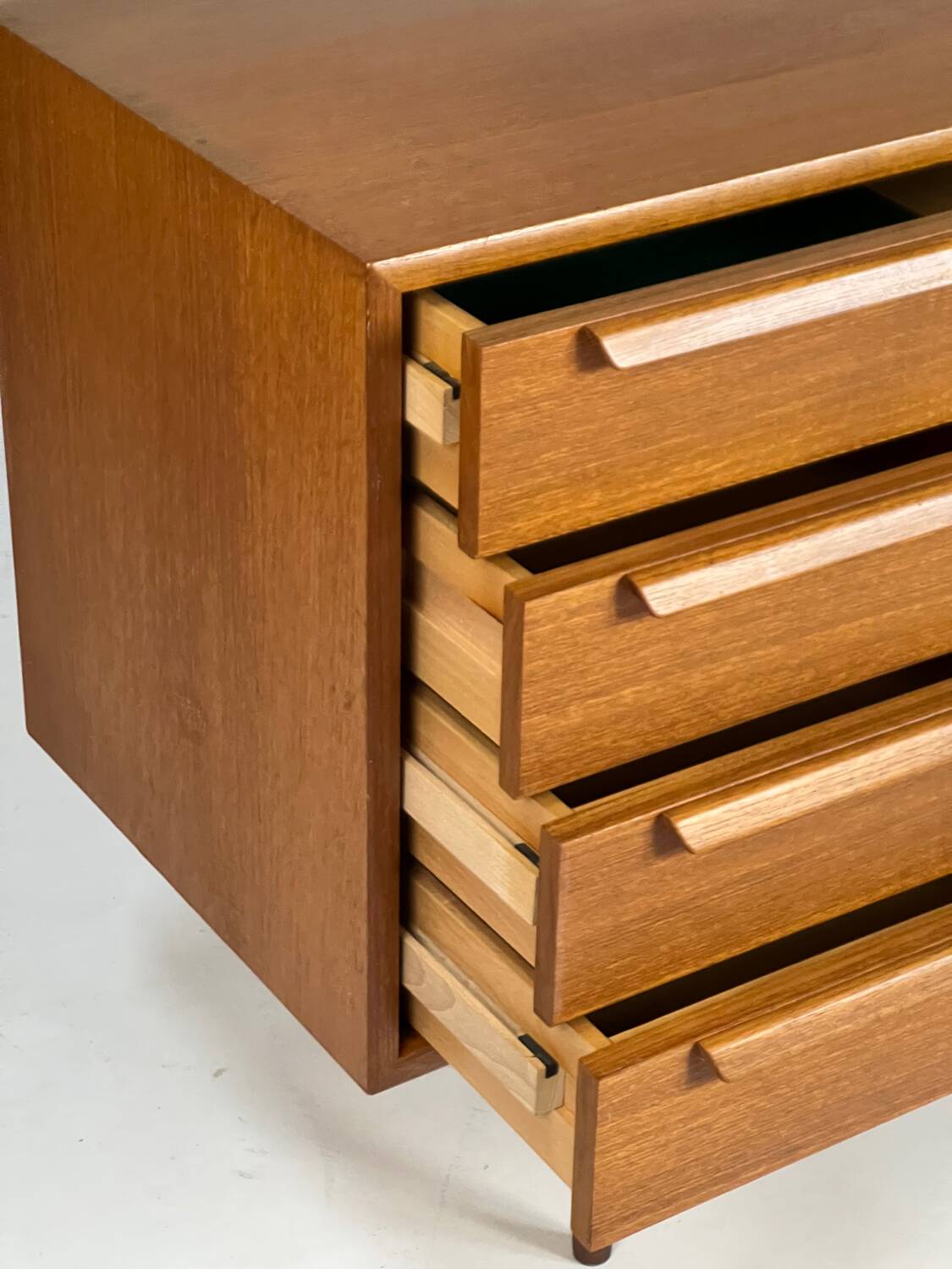 Mid-century teak sideboard WK Möbel 60s vintage