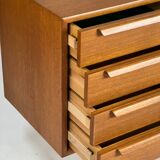 Mid-century teak sideboard WK Möbel 60s vintage