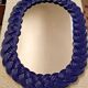Oval Woven Rattan Mirror 60s/70s Vintage 49X35