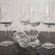 Set of 6 crystal glasses with grappa/digestive Italian Luminarc