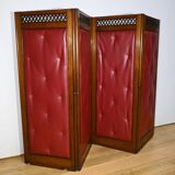 Four-Panel Mahogany Screen – First Part 20th Century