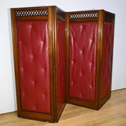 Four-Panel Mahogany Screen – First Part 20th Century