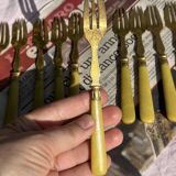 Set of 12 Dessert Cutlery - 1930s - Vintage Dessert Forks