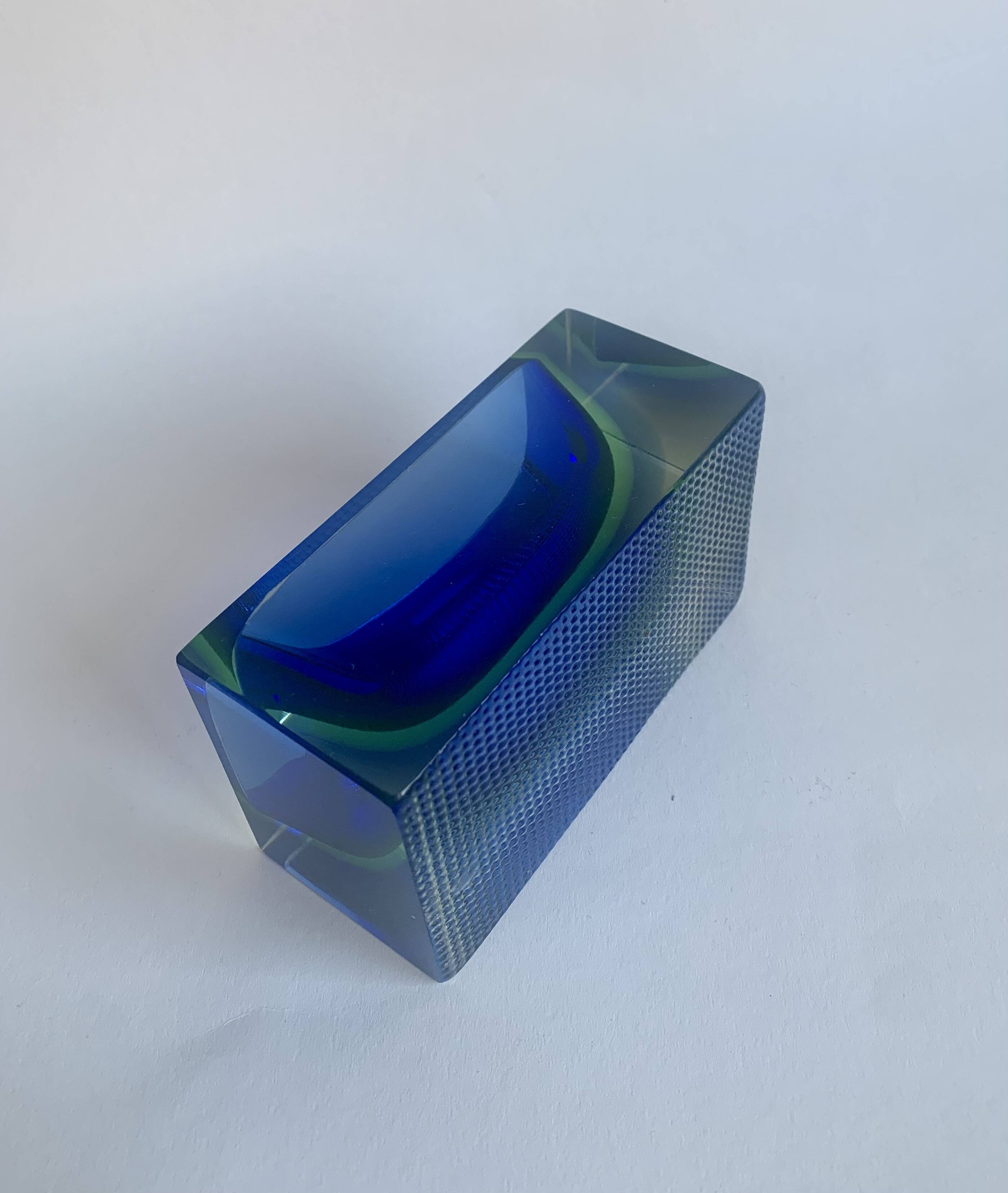 Murano Ashtray by Flavio Poli  1980s