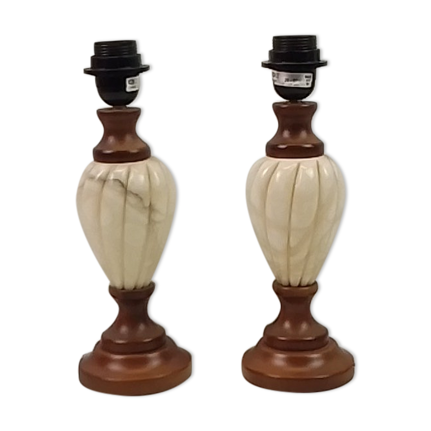 Pair of lamp legs 31cm