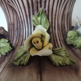 Decorative porcelain vase in Capodimonte style.