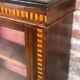 Low English style showcase/bookcase in mahogany and mahogany veneer 1930
