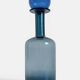 Scandinavia Modern Otto Bauer for Holmegaard Blue Glass Bottle Decanter