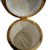 Large Alabaster Pot With Gilding Bathroom Cotton Pot Or Other