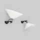 Wall lamps Aggregato by Enzo Mari for Artemide, 1970s, set of 2