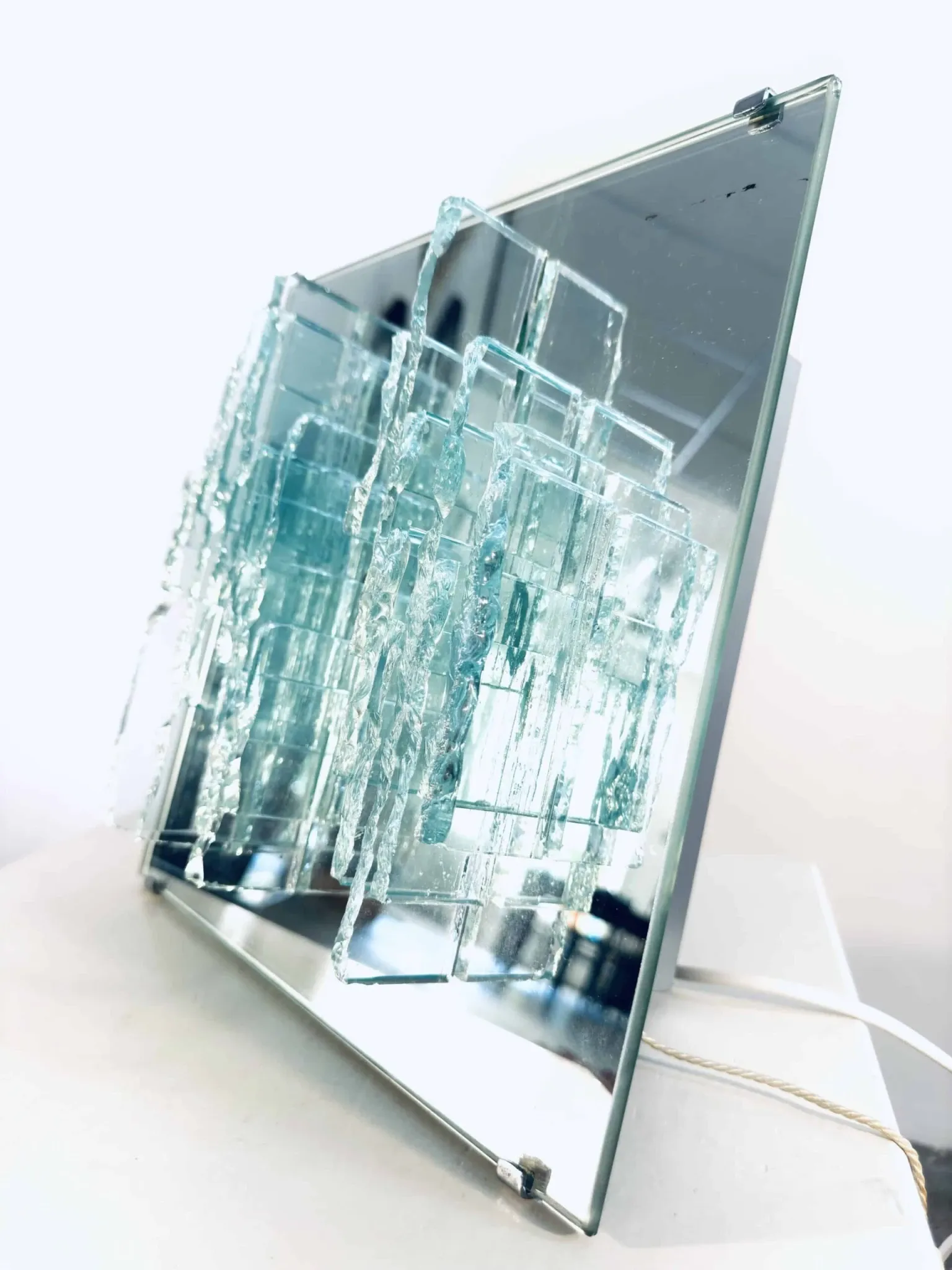 C-1715 'Breukrelief' Wall Lamp By Willem Van Oyen For Raak Amsterdam, The Netherlands, 1968