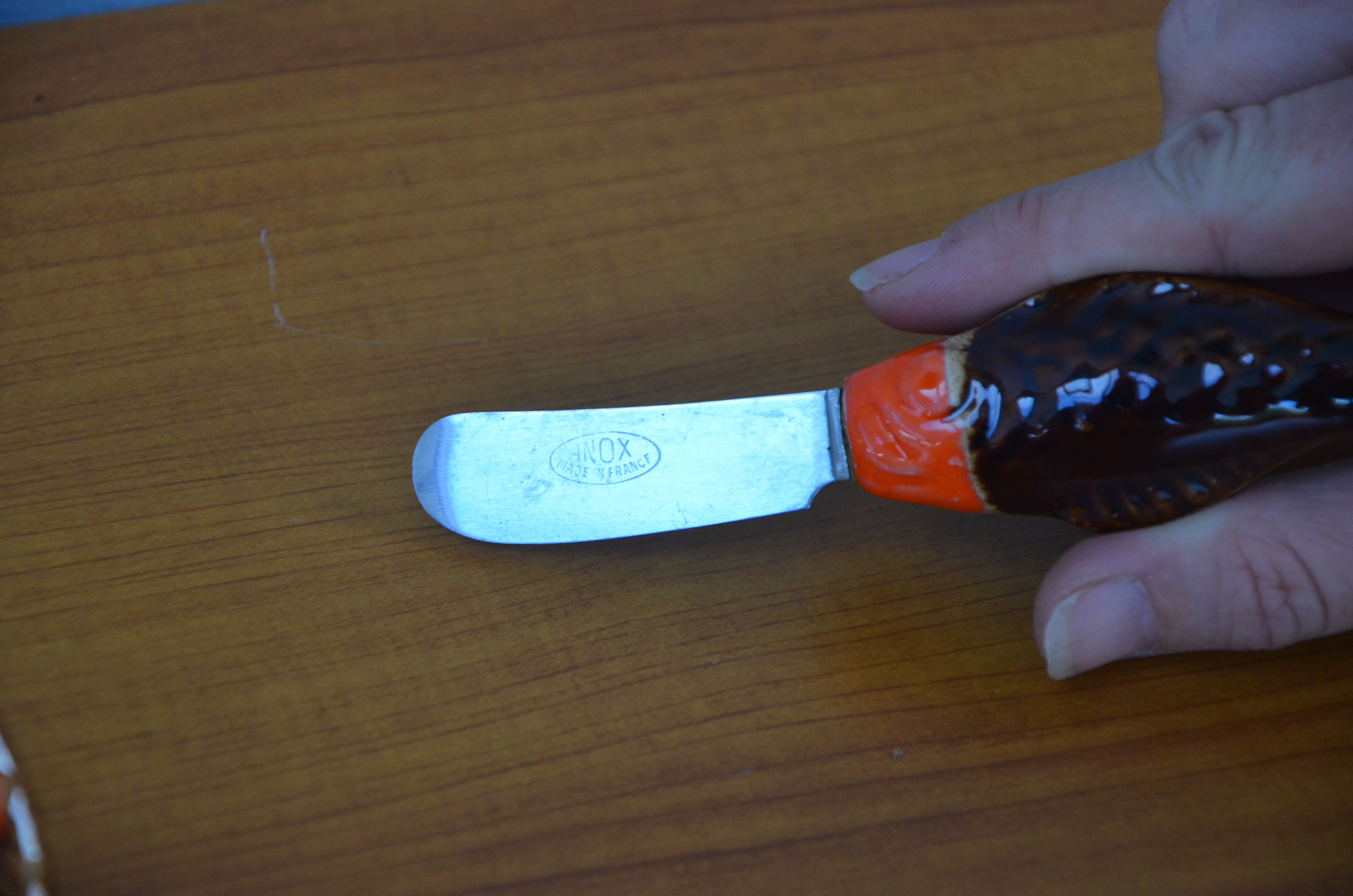 Vallauris style butter dish