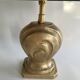 Bronze lamp, 2M fabric cable, sewn lampshade.