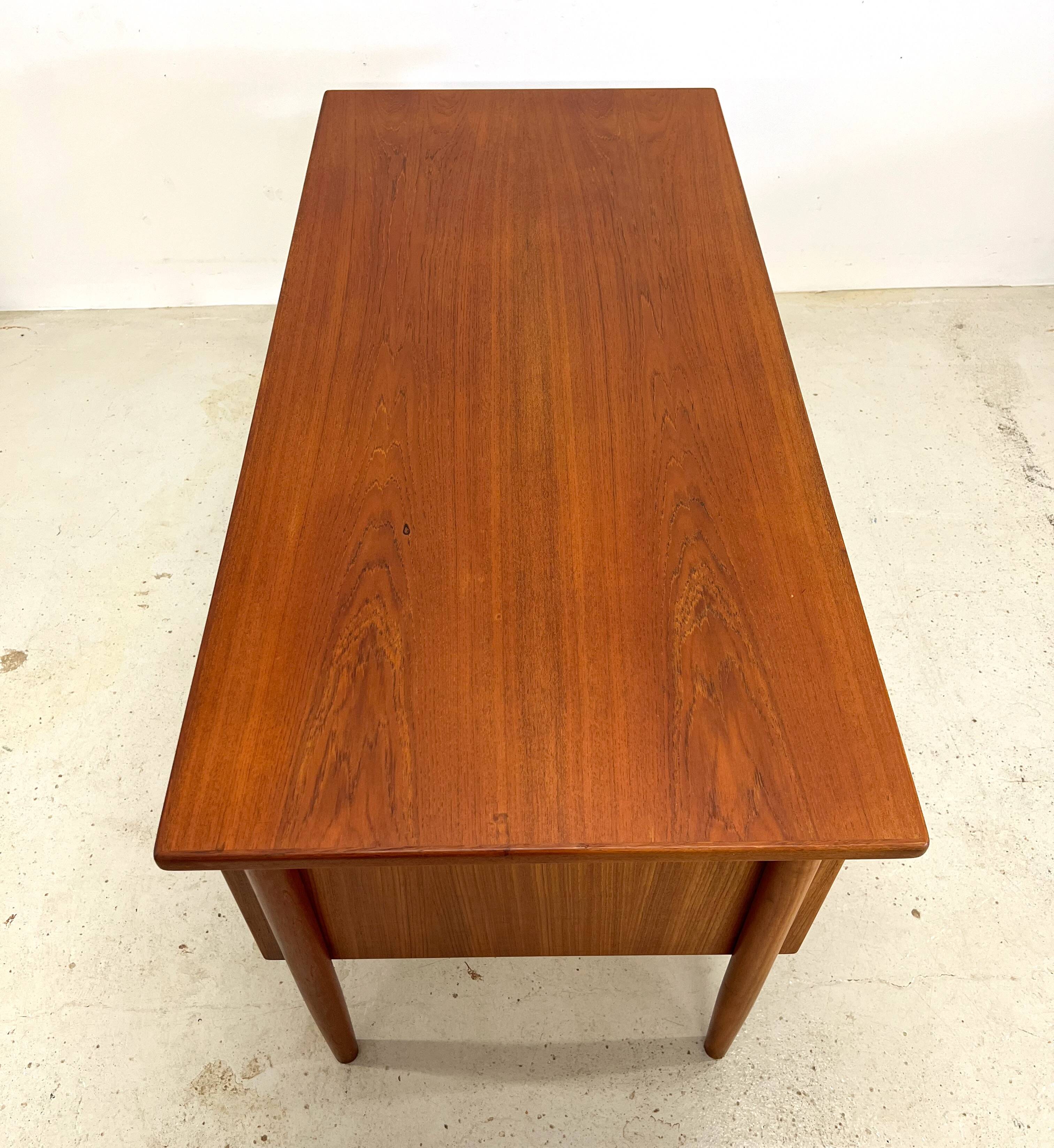 Danish Teak 'Floating-Top' Desk, 1960s.