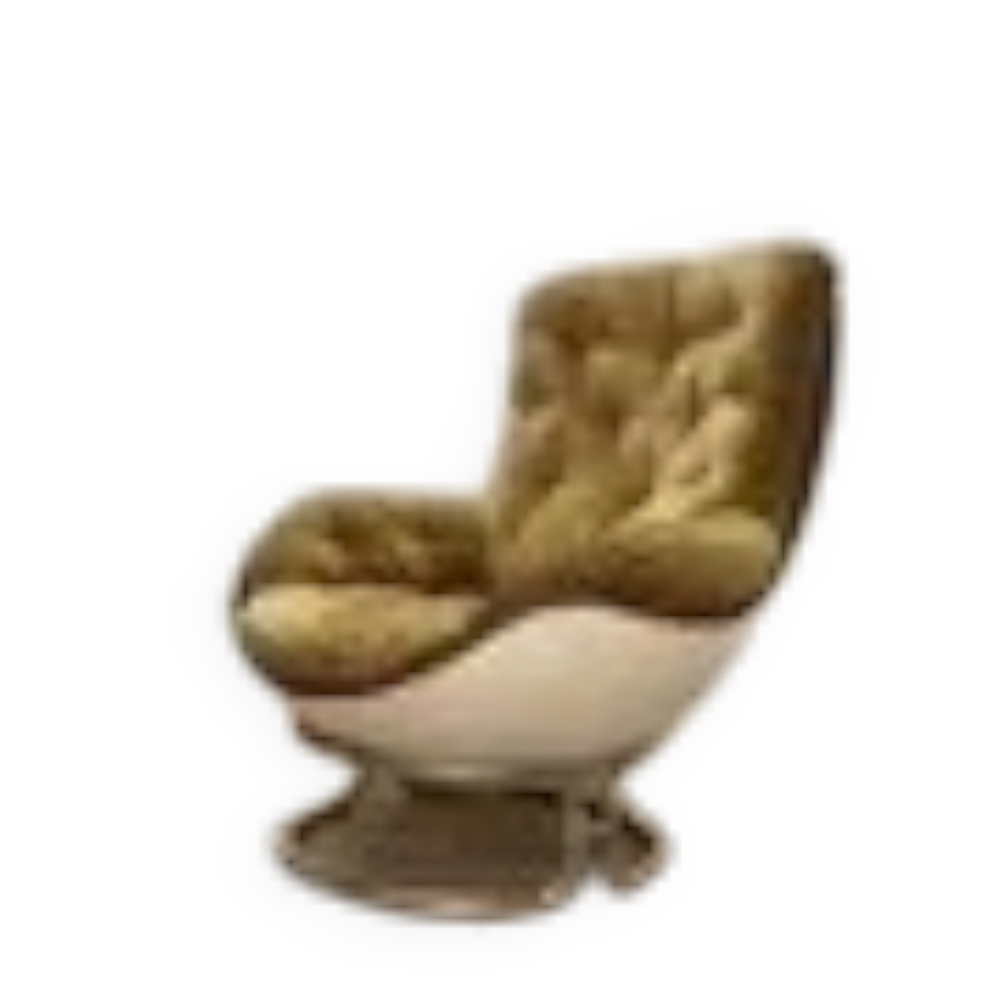 Michel Cadestin Armchair, 1970s, Reupholstered