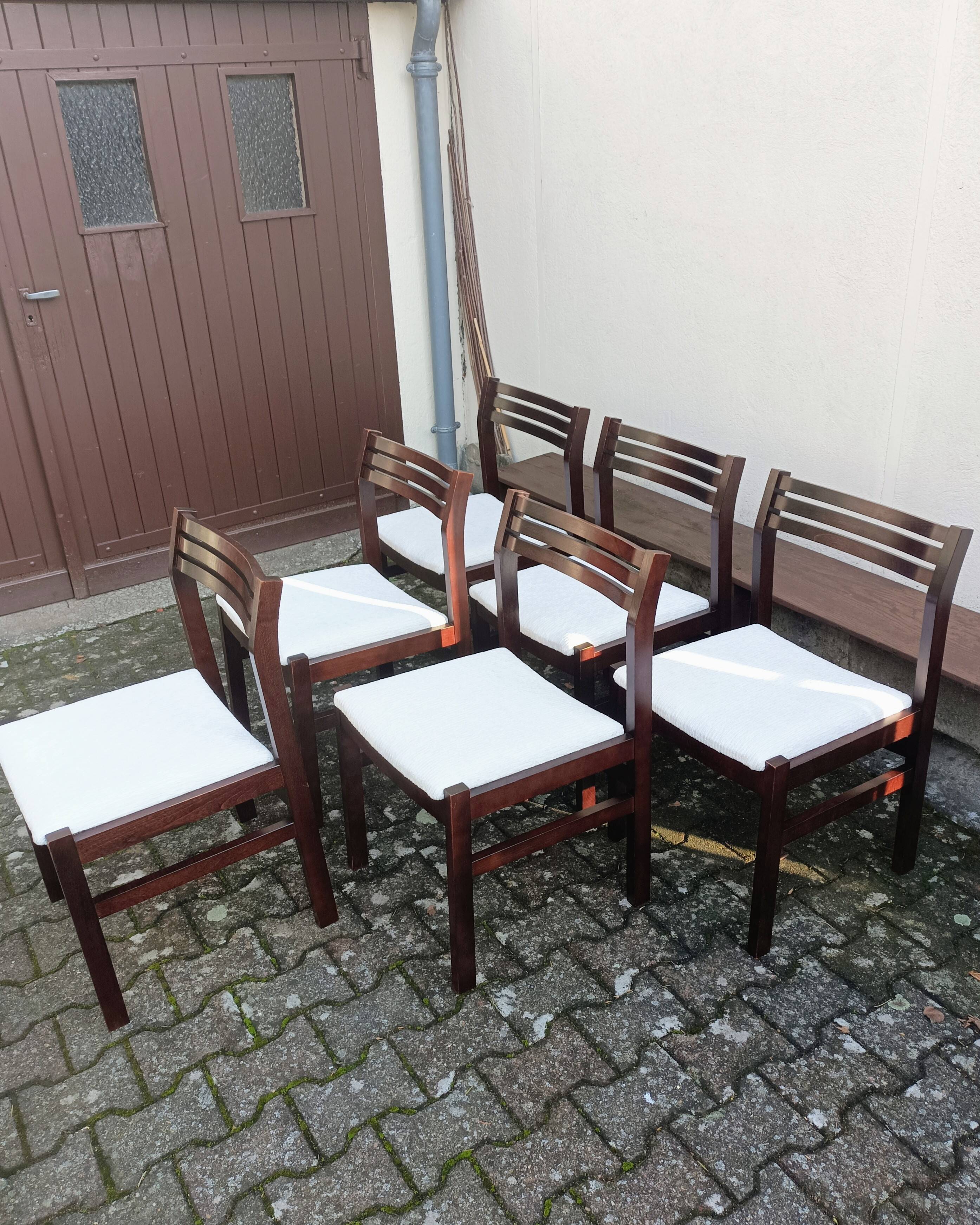 Set of 6 dining chairs