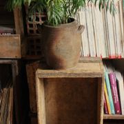 Wooden box storage furniture Germain