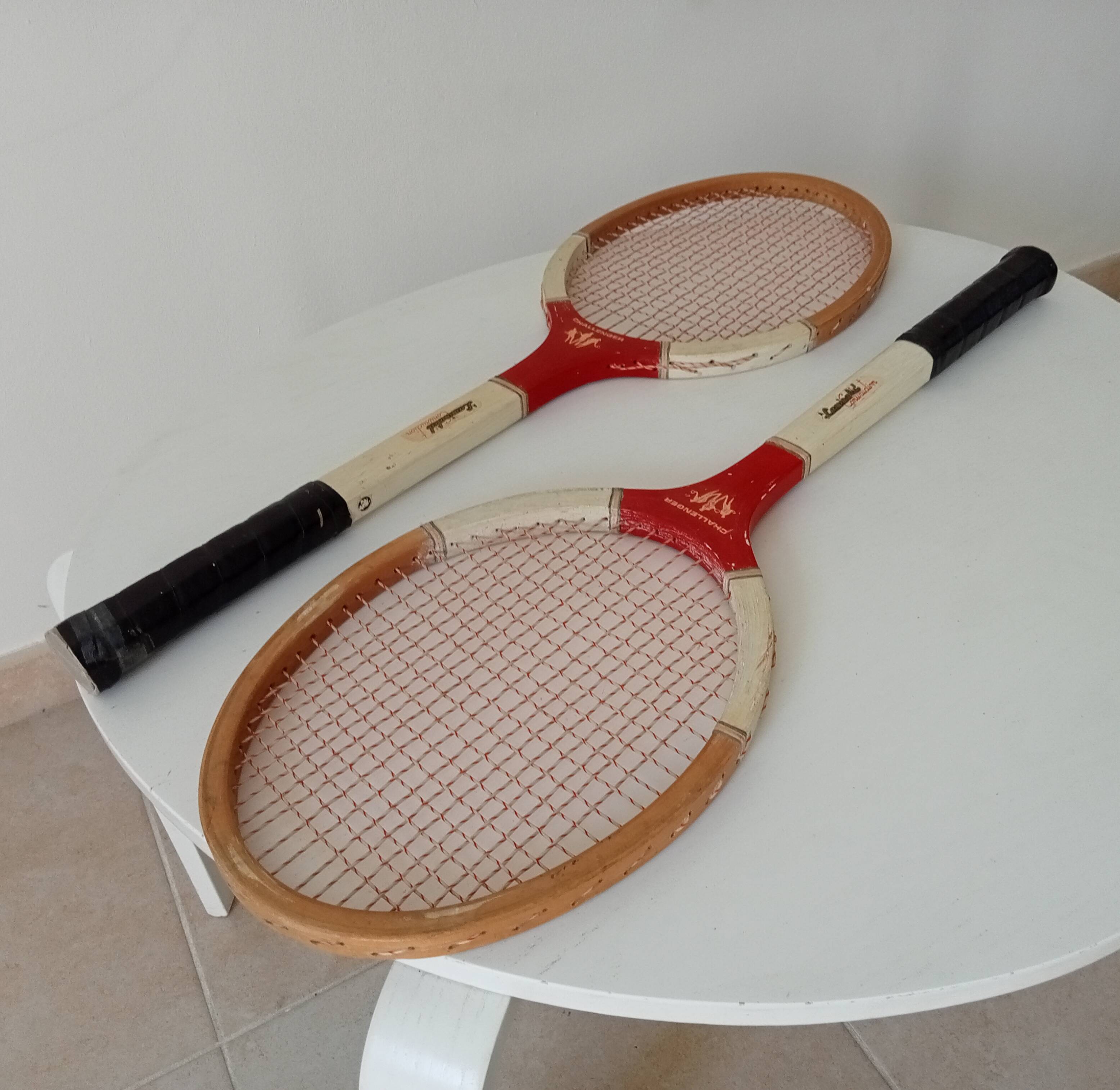 Pair of vintage 70s rackets