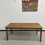 Pine farm table, spindle legs