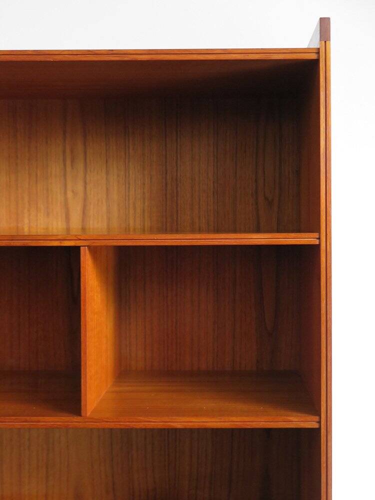 Bibliothèques en teck danois par Grete Jalk, ensemble de 2