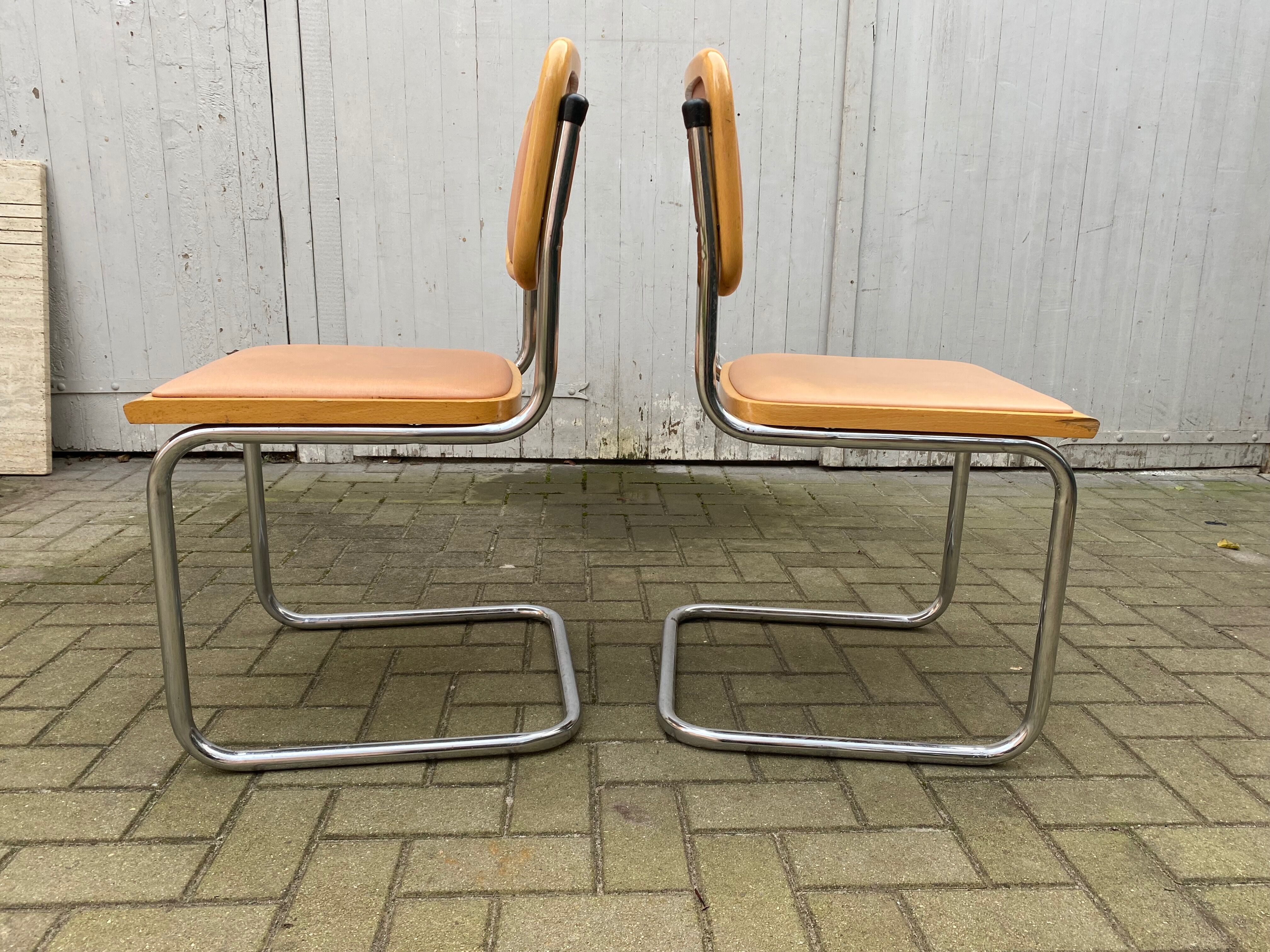 Paire de chaises de Marcel Breuer 1960