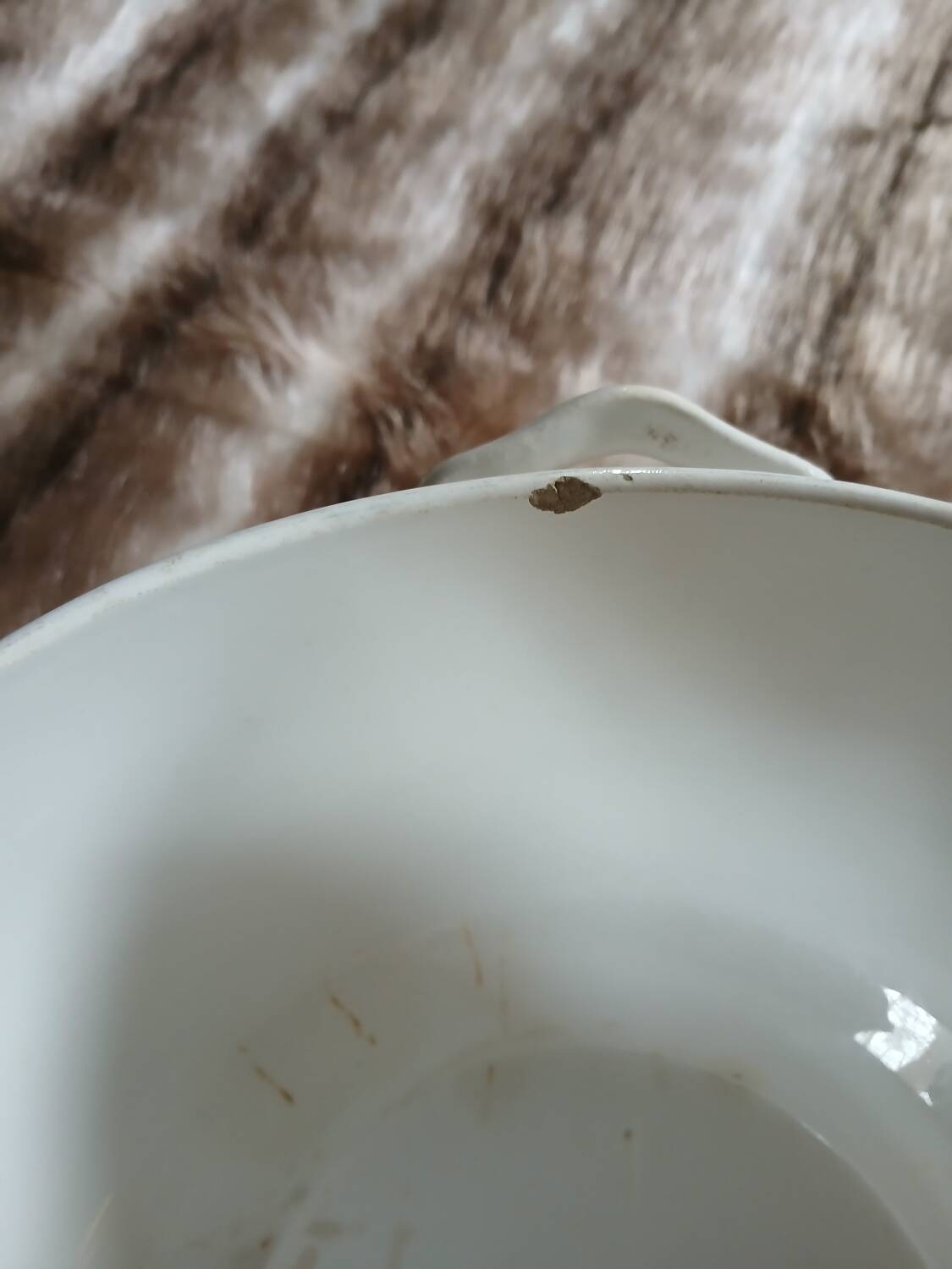 Antique soup tureen in ironstone