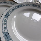 6 flat plates in iron earth Moulin des Loups model Pasteur