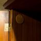 Scandinavian teak cabinet 1960 with mounting plan