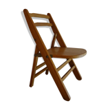 Wooden vintage children's folding chair