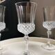 6 verres à pied Cristal d Arques