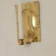 Pair of Swedish Brass Wall Sconces