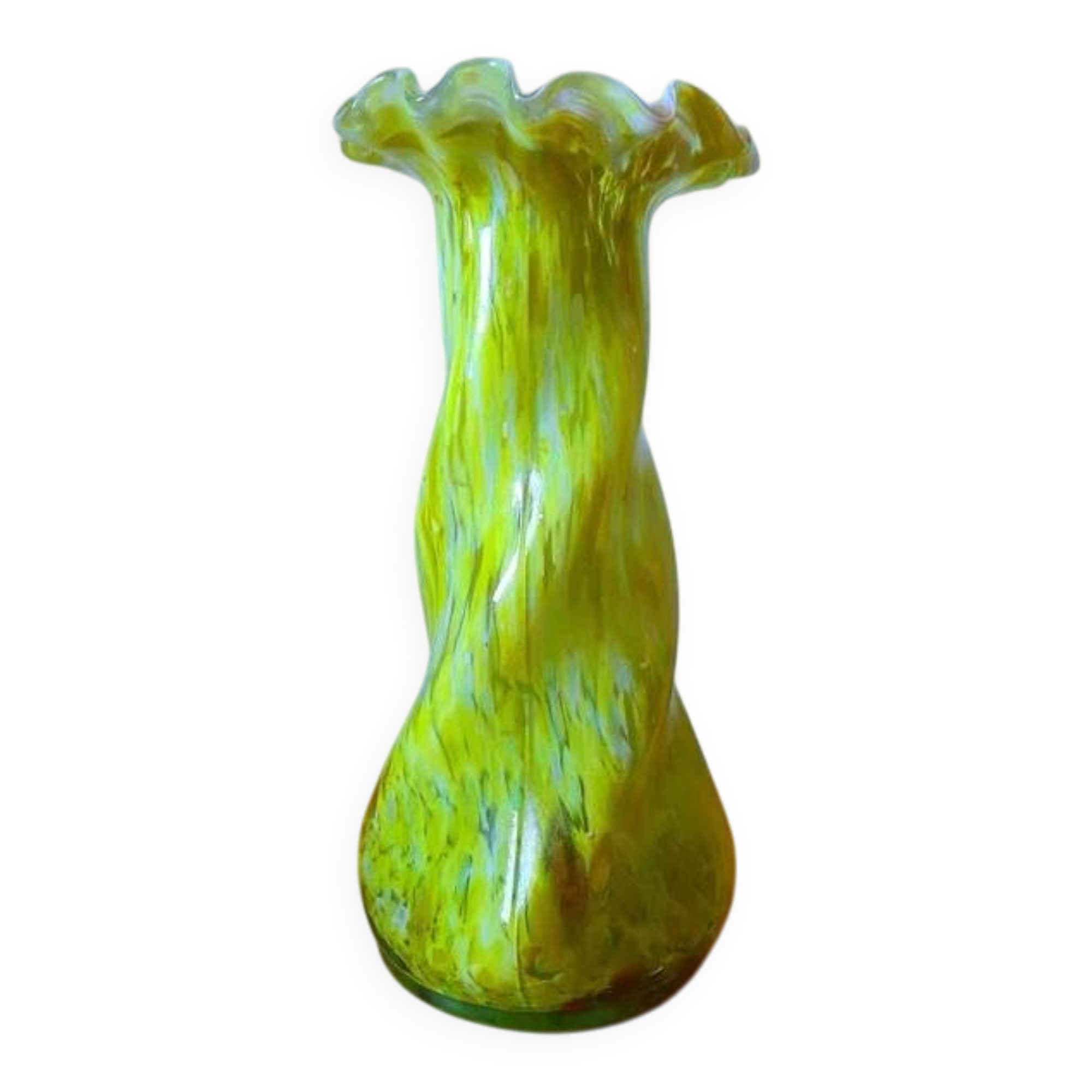 Clichy glass vase