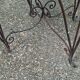Fauteuils de jardin vintage en fer forgé